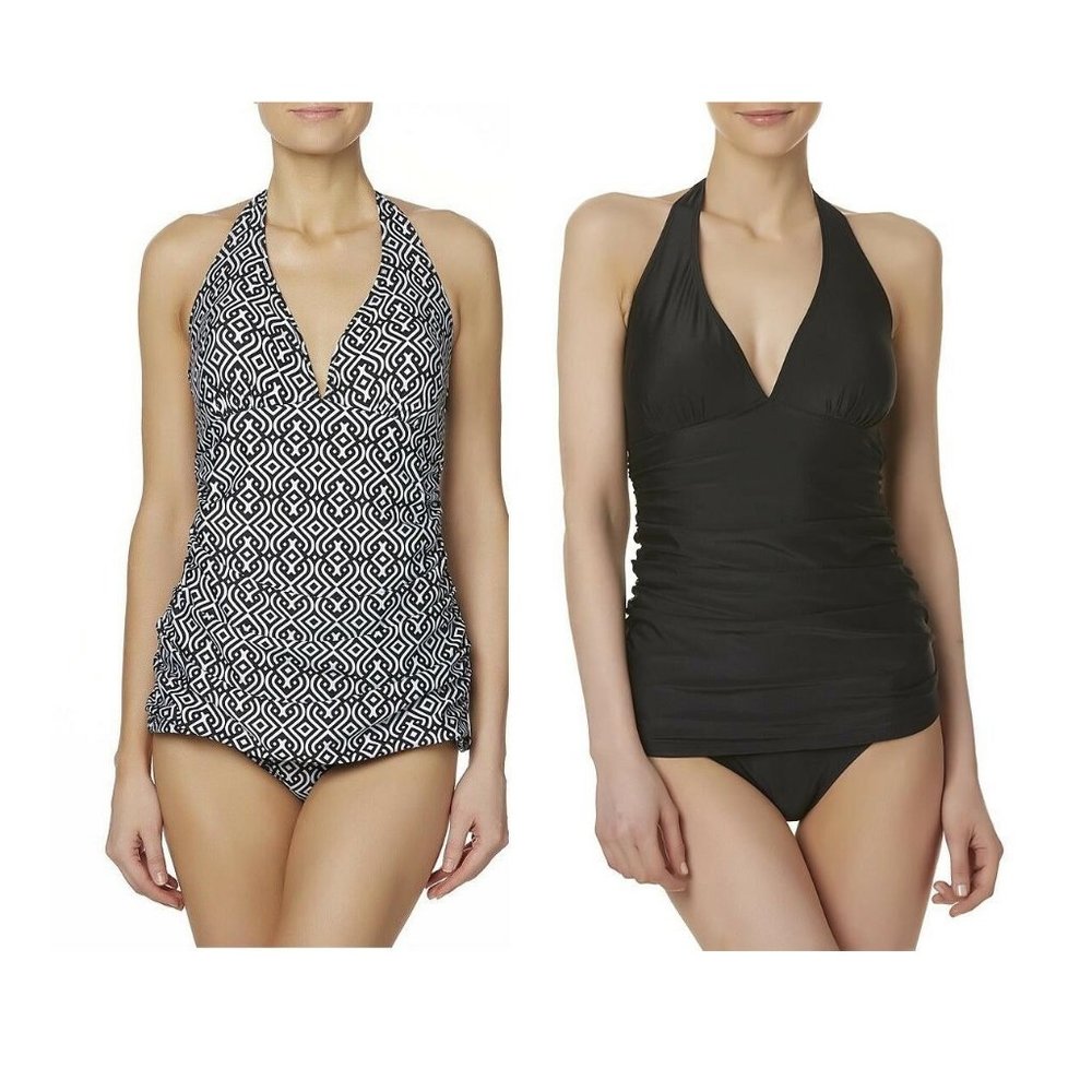 Women's Swimsuit Tropical Escape Halter size 8, 10, 12, 14, 16, 18 NEW